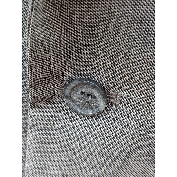 Vtg Sutter & Grant Mens Jacket Blazer Sz 52L Sport Coat Gray 2 Button - Picture 3 of 8